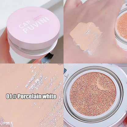BB Cream Air Cushion Foundation Full Coverage Waterproof Long-lasting Concealer 3 Colors Cushion Compact Face Makeup Base