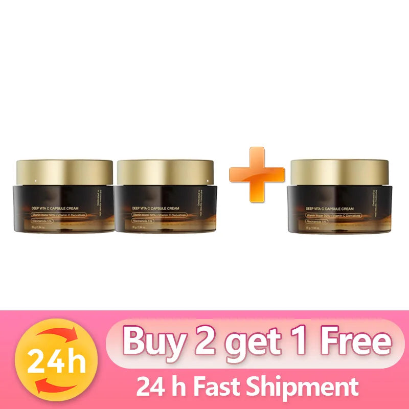 Vitamin C Ceramide Hydrating Repair Capsule Cream Korean Skin Care Products Beauty and Health Moisturizing Hydrating Niacinamide