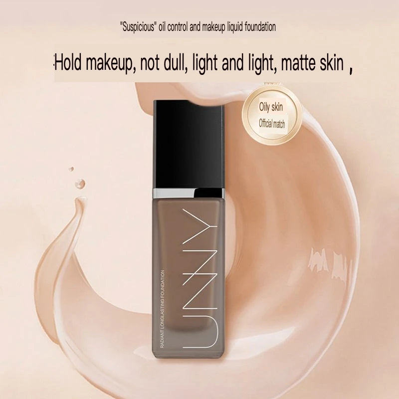 Unny Liquid Foundation Oil Control Makeup Dry Skin Blend Oil Concealer Constant Makeup Powder Cream Water And Oil Proof