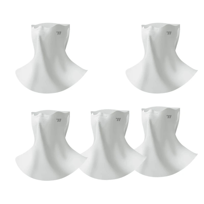 WEST BIKING Mask Breathable Sunscreen Face Veil Ice Silk Face Mask Sun Protection Neckline Face Cover Summer Cycling Hiking