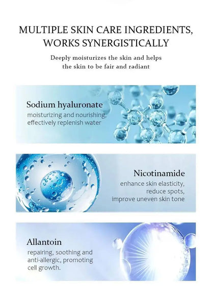 BELYN BERLY Niacinamide Serum for Face 3PCS Brighten Dark Spots Freckle Hyaluronic Acid Moisturizing Facial Serum Skin care