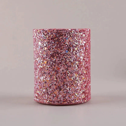 Sparkling Makeup Brush Bucket Cosmetic Storage Pen Box  for Desktop Pencil Vase Comb Lipstick Brush Container Home Storage Box