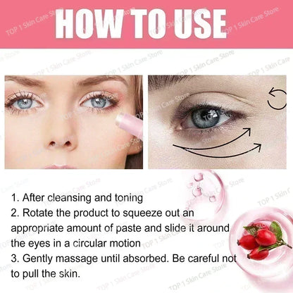Collagen Face Stick Wrinkle Removal Anti Aging Hyaluronic Acid Forehead Fine Lines Lifting Facial cream Skin Care Beauty