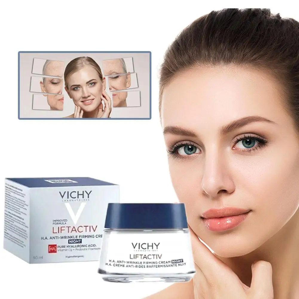 VICHY Firming Cream Vitamin C Firming Brightening Anti-Wrinkle Moisturizing Skin Repair Korea Original Night Cream 50ml