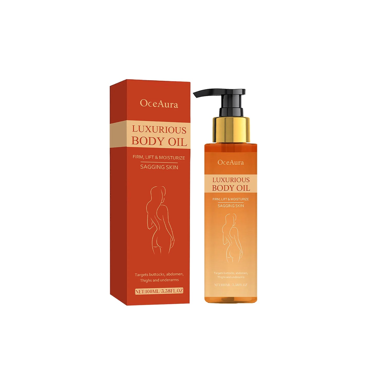 Lifting & Firming Body Oil Tighten Sagging Skin Deep Moisturizing Dry Skin Repairing Soften Magic Luxury Nourishing Oil 100ml