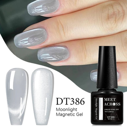Cat Eye Gel Polish With Nail Magnet Tools For Creating Heart Shapes On Nails Semi Permanent Cat Magnetic Nail Art UV Gel Varnish