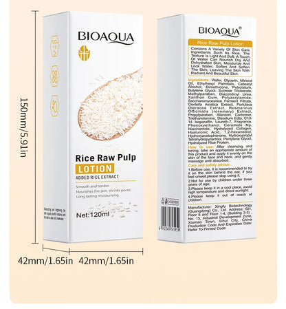 BIOAQUA Whtie Rice Face Lotion Whitening Moisturizing Anti Wrinkles Anti Wrinkles Anti-Aging  Facial Serum Essence Skin Care