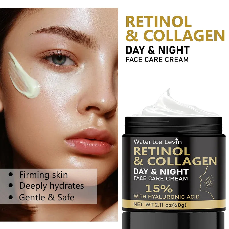 Advanced Retinol Smooth Skin Cream Vibrant Light Smooth Skin Combination Day and Night Use Vitamin C Moisturizing Cream Suitable for Sensitive Skin Retinol Moisturizing Cream