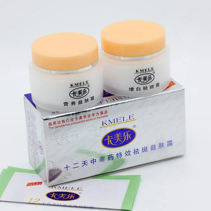 2pcs/box Original Kmele Whitening Cream Face Cream Moisturizing Cream Freckle Care Fade Repare Remover Bottles Skin Freckles
