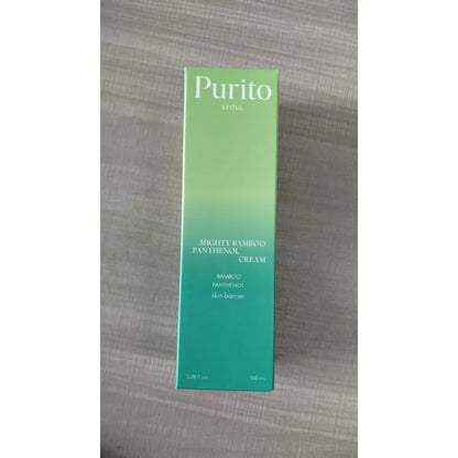 Purito Cream 100ml Bamboo Extract Panthenol Intensive Cream Soothing Moisturizing and Repairing Barrier Skin Care Products