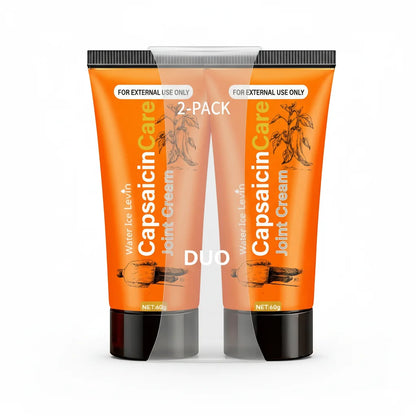 Capsaicin Care Joint Cream with Glucosamine & Vitamin C - Soothes & Moisturizes, Targeted Relief for Fall & Winter Joint Support