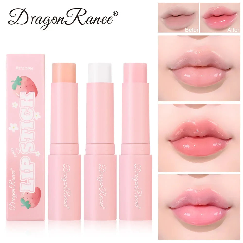 Long Lasting Color Change Lip Balm Moisturizing Hydrating Repair Lip Care Jelly Lipstick Fruity Tint Makeup