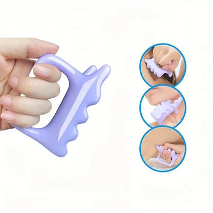 Handheld Face & Body Massager – Resin Guasha Tool for Neck, Shoulder, Back Relaxation, Stress Relief Body Massager