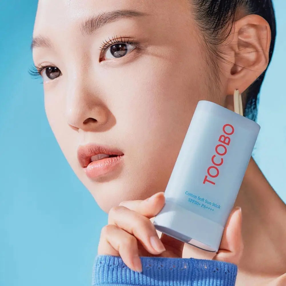 Sunscreen Refreshing Moisturizing Natural Concealer Anti-ultraviolet Cotton Protection Stick Easy Carry Brighten Skin Makeup