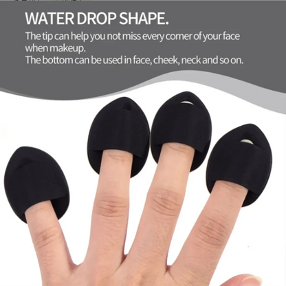 12 Pieces Powder Puff Face Triangle Makeup Sponge Soft Velour Puffs for Loose Powder Setting Powder Blender Foundation Sponge Be
