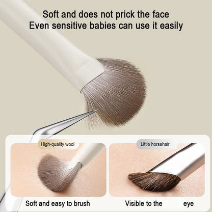 1Pcs Nose Contour Brush Professional Nose Shadow Brush Half Sector Contour Makeup Brush Natural Eyeshadow Smudge Makeup Brushes