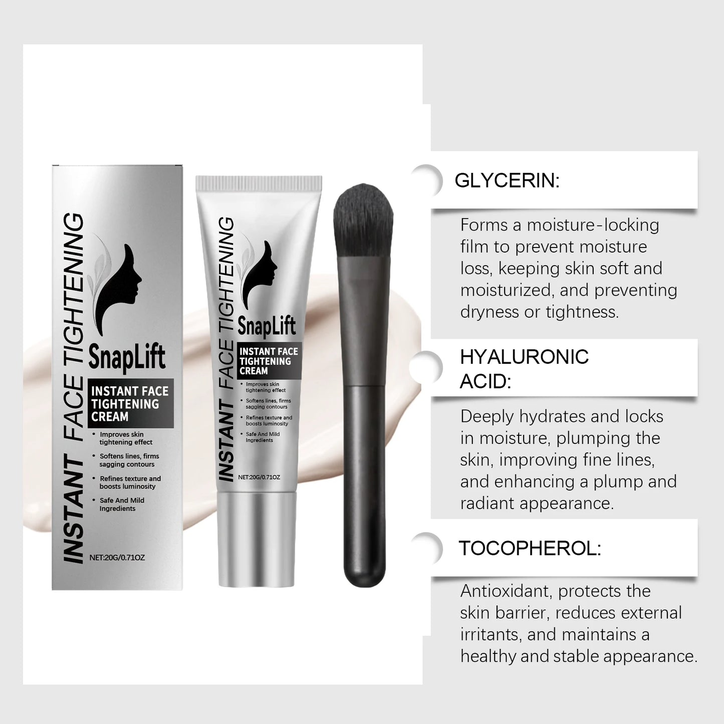 Lifting & Firming Essence Cream: Creates a 3D Firm Contour, Helps Improve Skin Texture and Enhances Skin Radiance