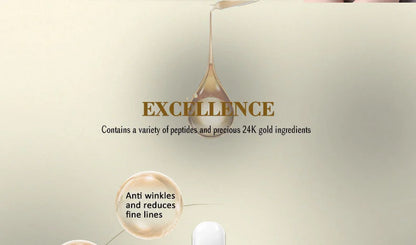 ARTISCARE 24k gold serum six peptides 20ml whitening moisturizing hyaluronic acid serum for face anti wrinkles facial skin care
