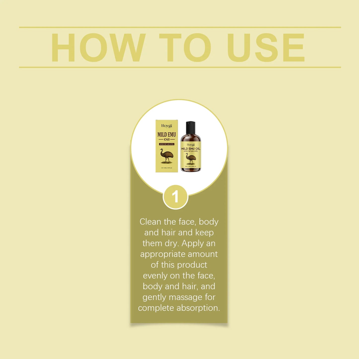 Moisturizing Anti-wrinkle Emu Oil Anti-aging Smoothing Fine Lines Intense Moisturizing For Skin And Hair Anti-dryness Firming