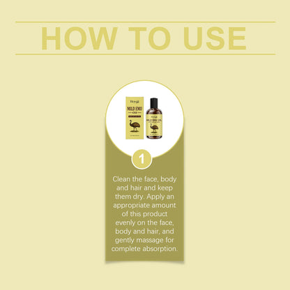 Moisturizing Anti-wrinkle Emu Oil Anti-aging Smoothing Fine Lines Intense Moisturizing For Skin And Hair Anti-dryness Firming