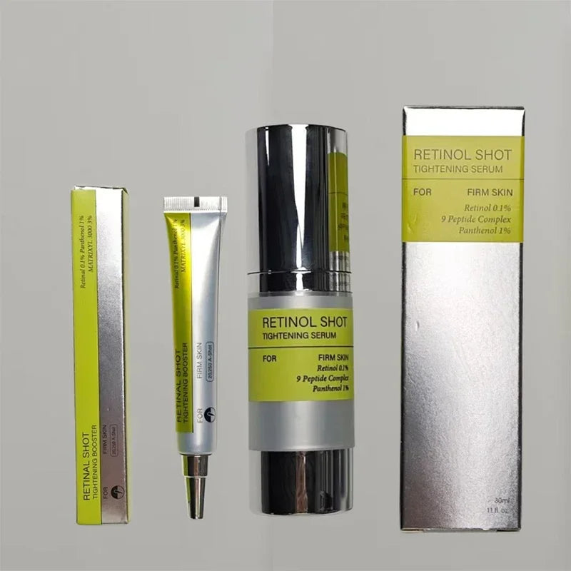 Hot Retinol Shot Eyes Booster Cream Korea Vitamin A Facial Skin Care Serum Elastic Firm Smooth Skin Face Serum Gentle Hydration