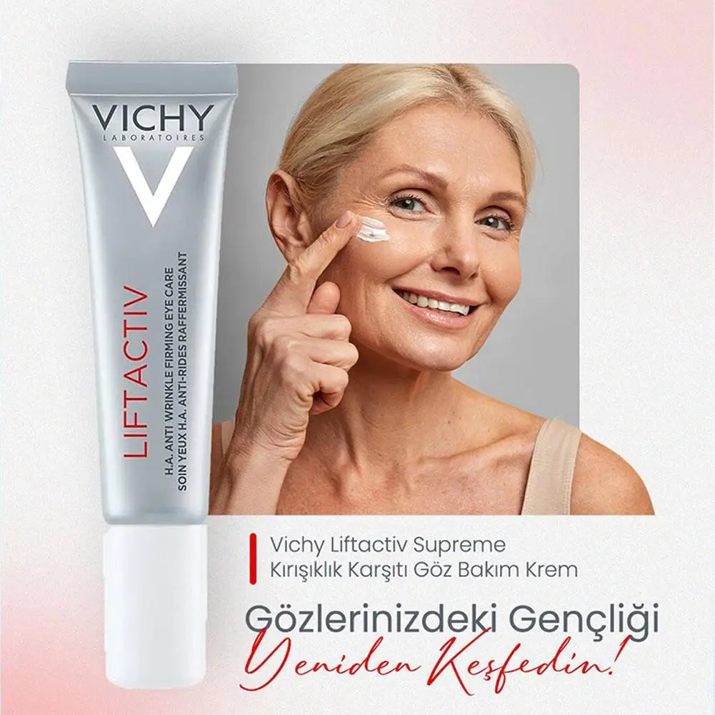 15ml Vichy Moisturizing Eye Serum Active Shaping Eye Cream Fade Fine Line Anti Wrinkle Natural Herbal Anti Dark Circle Eye Care