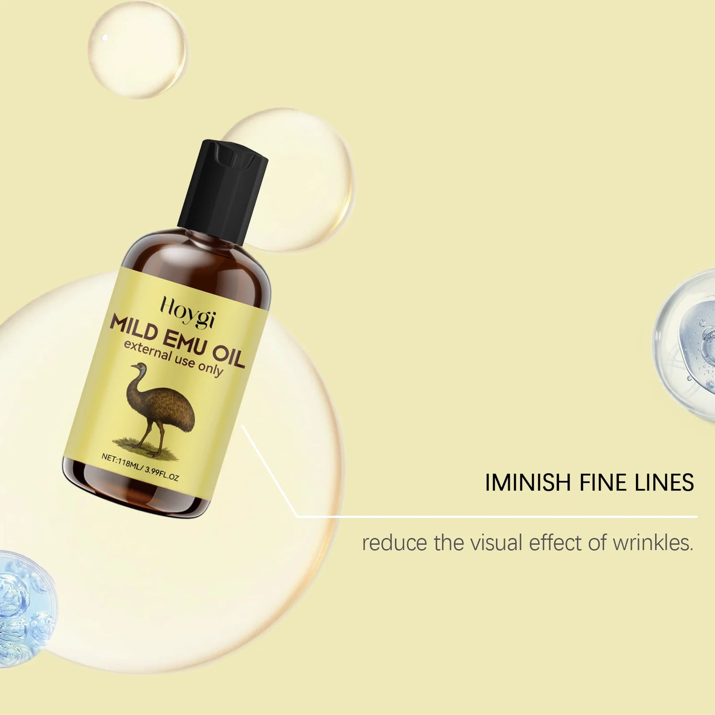 Moisturizing Anti-wrinkle Emu Oil Anti-aging Smoothing Fine Lines Intense Moisturizing For Skin And Hair Anti-dryness Firming