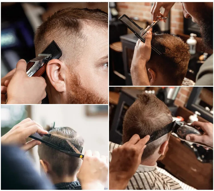 1Pcs Professional Barber Haircut Combs For Men Anti-static Fading Comb Stylist Hair Clipper Combs Hairdressing Styling Tools
