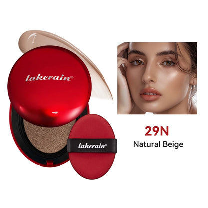 Korean Air Cushion Foundation Natural Moisturizing Coverage 72H Wear Semi-Matte Finish Foundation Women Long-lasting Makeup Base