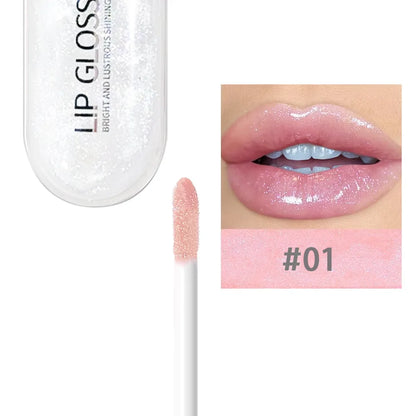 Christmas 12 Colors Glitter Lip Gloss Long Lasting Diamond Pearlescent Metallic Liquid Lipstick Moisturizing Lip Glaze Cosmetics
