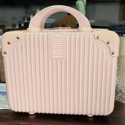 14 inch Lightweight Mini Travel Suitcase Cosmetic Box Waterproof Hand Luggage Organizer Makeup Case Protable Small Boarding Case