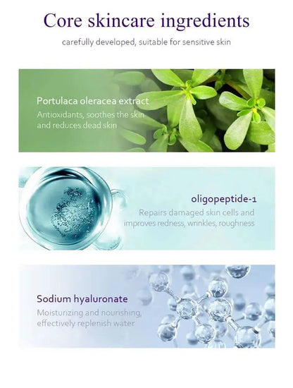 BELYN BERLY EGF Facial Serum 3PCS for Moisturizing Repair Skin Hyaluronic Acid Serum Face Skin Care Products