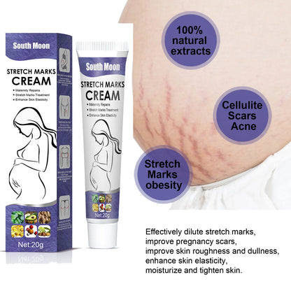Pregnancy Stretch Removal Cream Fade Postpartum Obesity Lines Eliminate Body Belly Stretch Marks Improve Elasticity Firming Skin