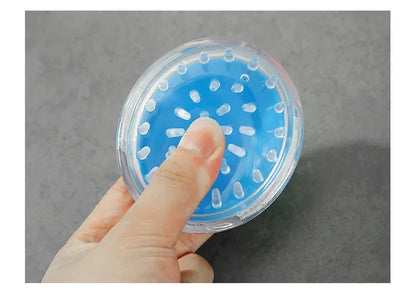New crystal clear shampoo brush scalp massager hair growth shampoo brush silicone head massage brush home cleaning massage