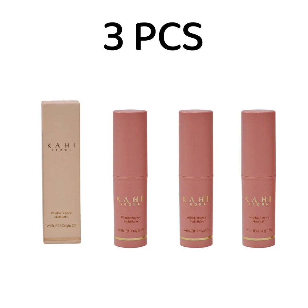 1/3/5PCS Korean Bounce Multi Balm Collagen Pink Stick Make Up Base Daily Deep Moisturizing Firming Lift Korean Skin Care