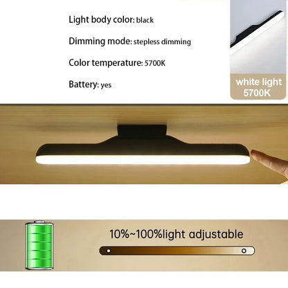 LED Makeup Mirror Light  5V USB Rechargeable Vanity Lamp Eye Protection Hanging Magnetic Desk Lamps Touch Switch Book Lights