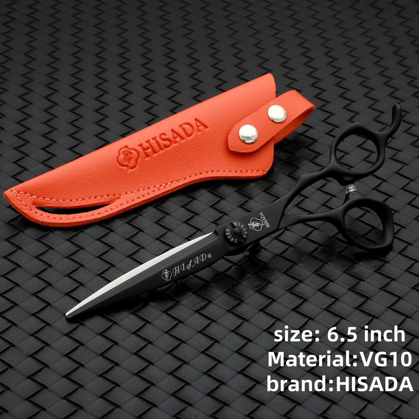 HISADAHairdressing scissors 6.2 6.7 7.0 inch Hair scissors VG10 Steel High-end Barber scissors advanced Hairdressing scissors