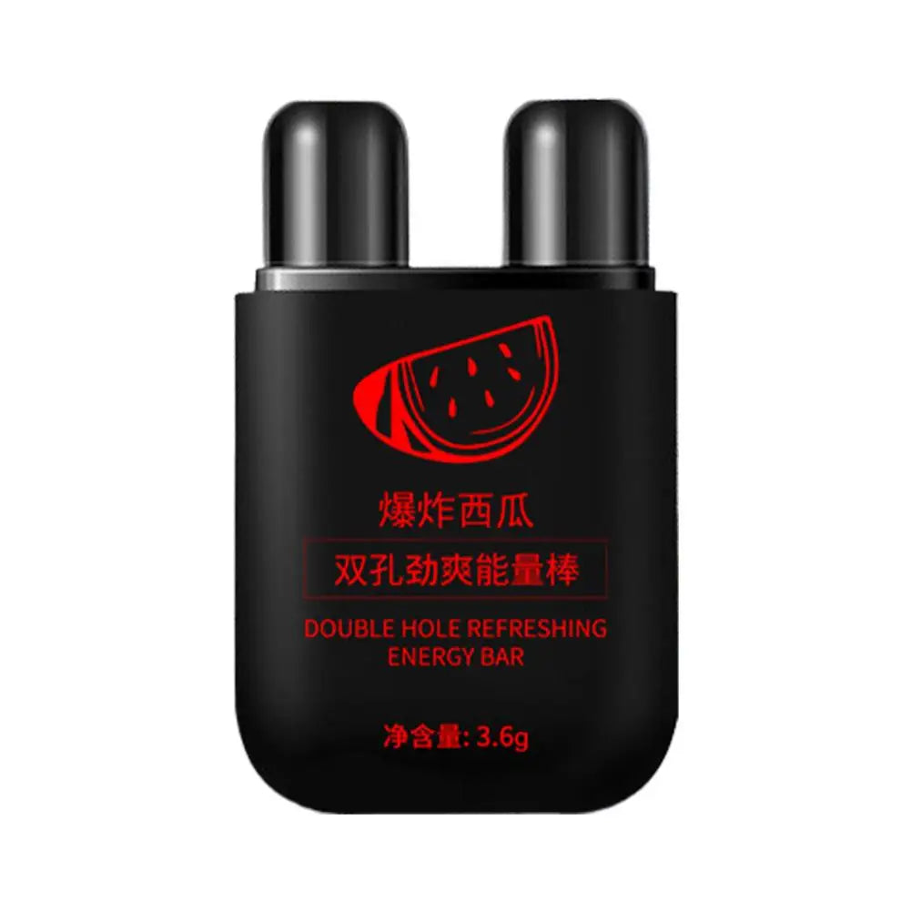 6 Scents Double Hole Energizing Energy Bar Aromatherapy Nasal Inhaler Energy Vapors Stick Aromatherapy Stick Stimulating Scent