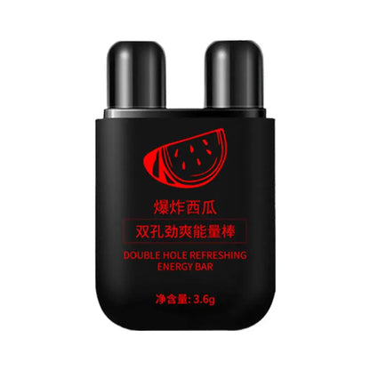 6 Scents Double Hole Energizing Energy Bar Aromatherapy Nasal Inhaler Energy Vapors Stick Aromatherapy Stick Stimulating Scent