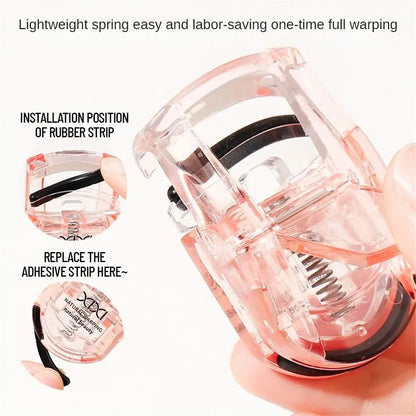1Pcs Makeup Accessory Eyelash Curler False Eyelashes Auxiliary Cosmetic Eyelash Curling Clip Portable Mini Beauty Tool