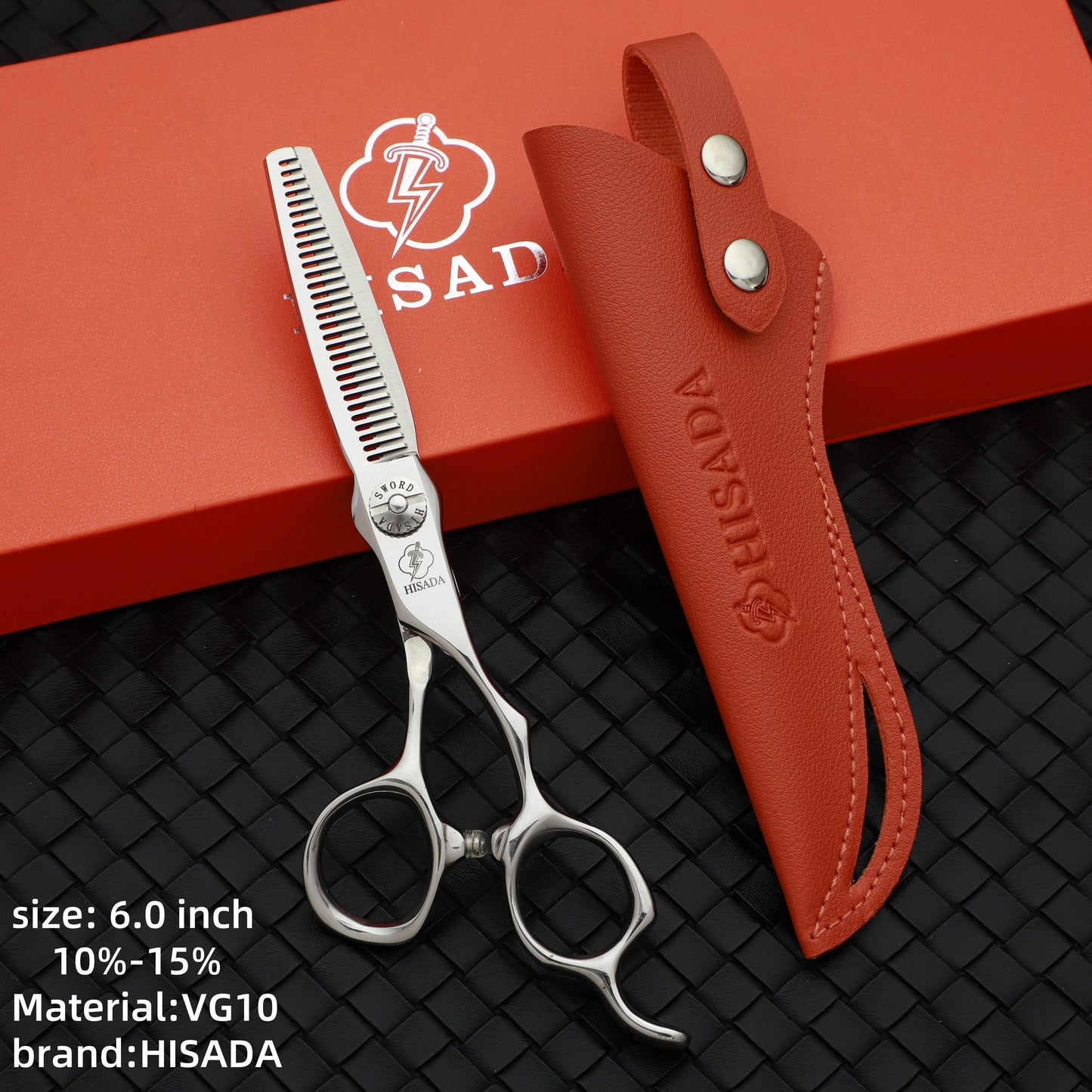 HISADA tijeras barbero profesional 6.2/6.7 inch friseur zubehör VG10 Material hair scissors Professional scissors