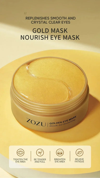 60PCS/120 PCS Eye Mask Avocado Gold Moisturize Firming Improve Eye Bags Eye Patches Anti Wrinkle Eye Patches for Dark Circles