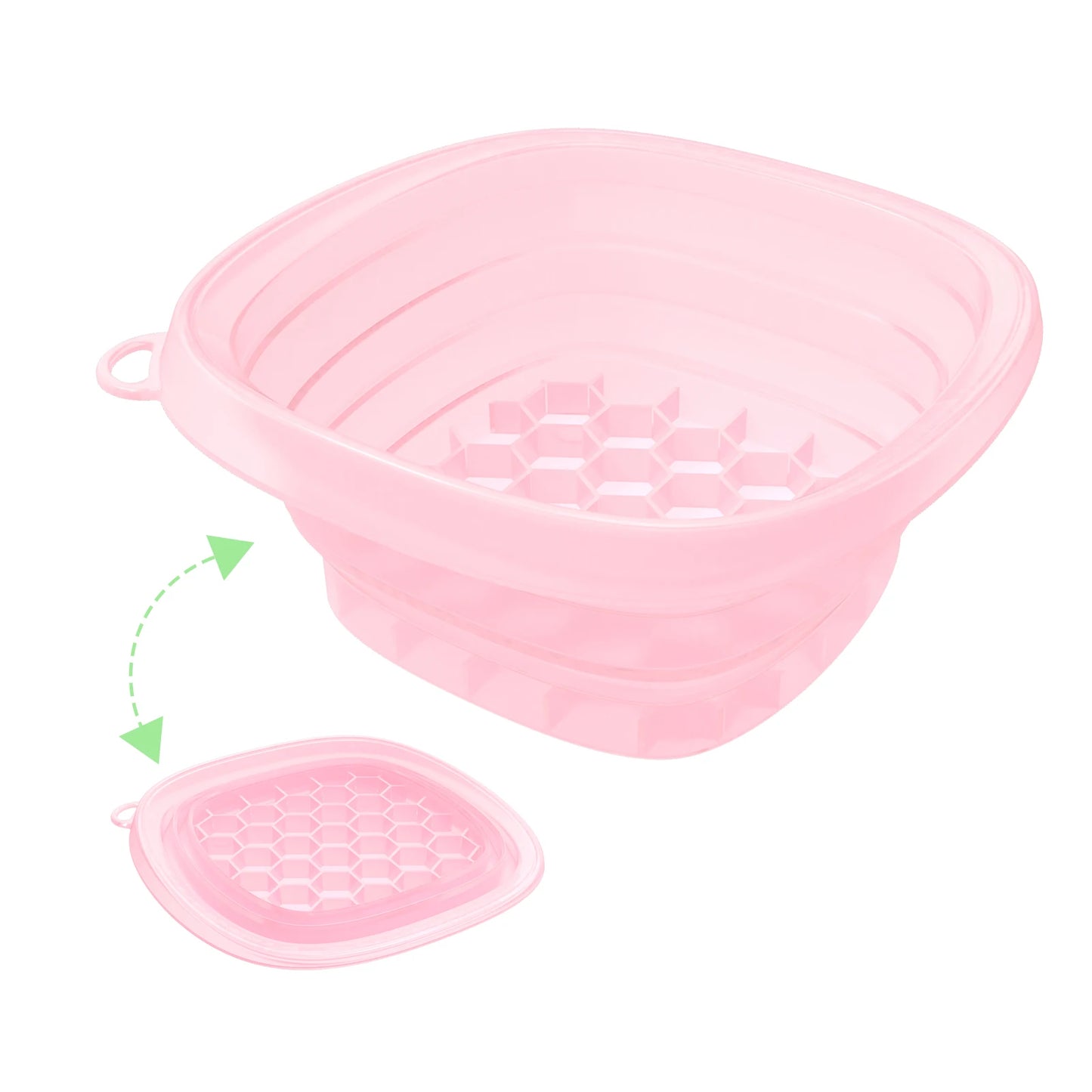 Portable Foldable Face Ice Bath Bowl for Facials Plunge Dipping Face Skincare Cold Compress Ice Therapy Wash Basin with Ice Tray