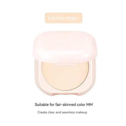Setting Powder Oil Control Makeup Setting Brightening Skin Tone Setting Powder With Mirror Compact Portable Makeup Powder