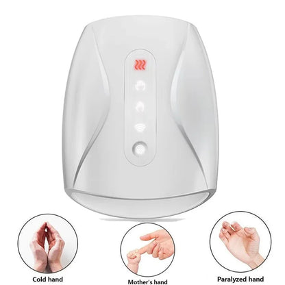 Electric Hand Massager Heat Cordless with Air Compression Finger Acupoint Palm Finger Massage Machine for Arthritis Pressure