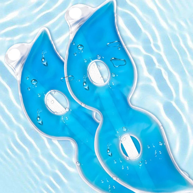 Ice Gel Eye Mask Reuseable Face Mask Cooling Eyes Care Relaxation Relieve Fatigue Cold Relieve Facial Edema Beauty Skin Care