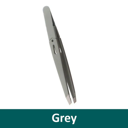 Eyebrow Tweezer Colorful Hair Beauty Fine Hairs Puller Stainless Steel Slanted Eye Brow Clips Removal Makeup Tools