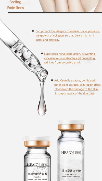 Korean Collagen Hyaluronic Acid Face Mask Repair Firming Lifting Improve Fine Lines Brighten Moisturiz Peptide Essence Skin Care