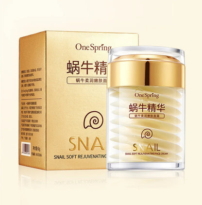 OneSpring Snail Cream Nourishing Anti Wrinkle+Gold Eye Cream Removal Dark Circles Eye Bag Repair Moisturizing Faical Skin Care