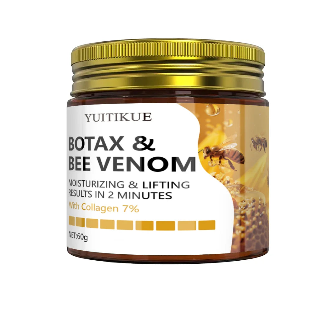 BOTAX & Bee Venom Cream with 7% Collagen - Face & Neck Moisturizing & Lifting in 2 Mins, 60g